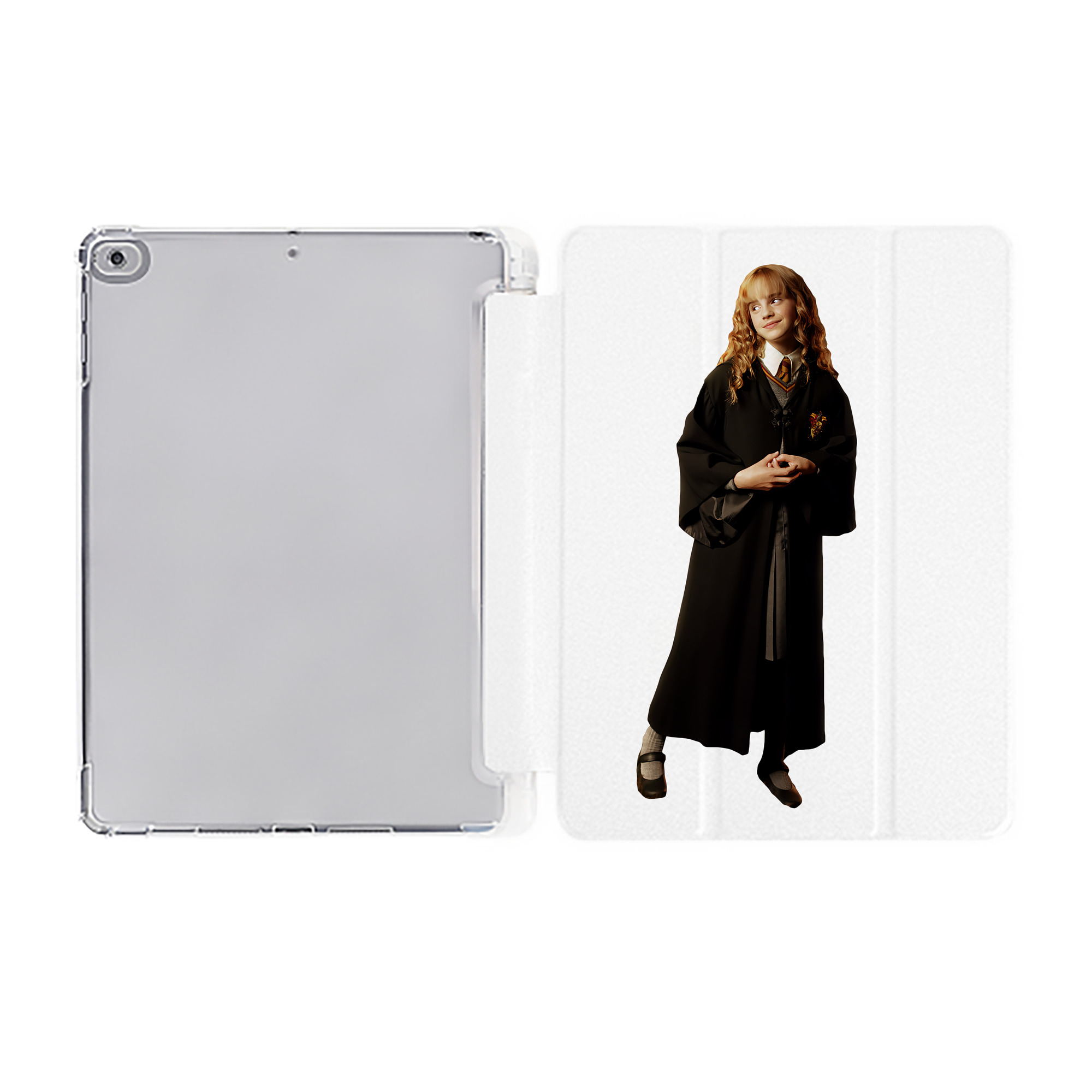 （画像用） Harry Potter ハリー・ポッターシリーズ IPad ケース ペン収納付き 三つ折りスタンド PUレザー×シリコン 対応機種9.5/10.5/10.9インチ
